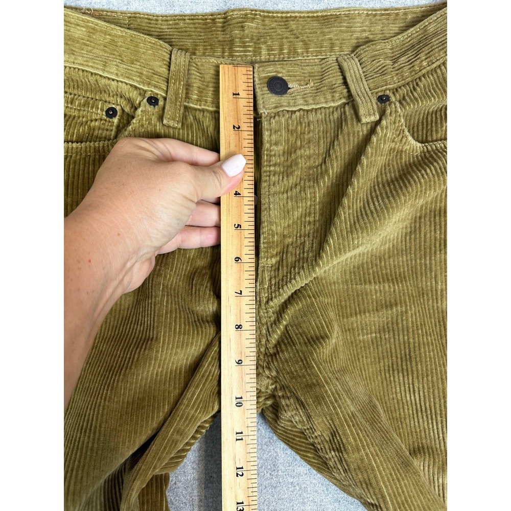 Levis Corduroy Pants 29x30 Harvest Gold Baggy Straight Leg - Picture 7 of 11